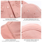 Three packs of Arenzza senior front closure cotton bras for women, showing soft cotton fabric and supportive design.