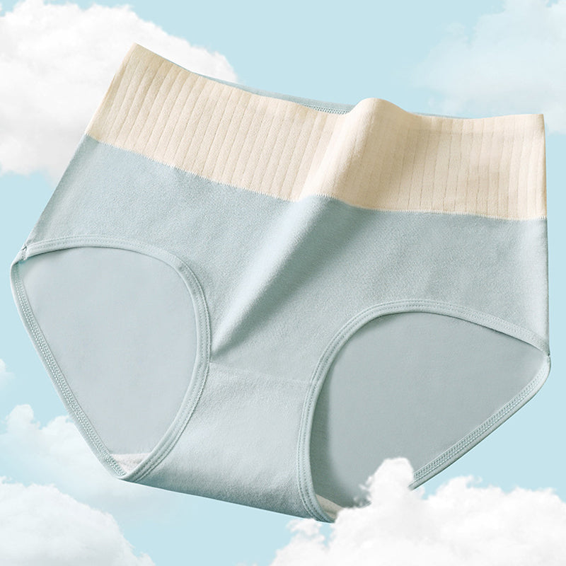 Three pairs of Arenzza women's high waisted breathable antibacterial soft underwear, displayed on a neutral background.