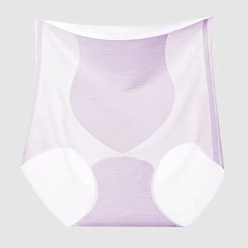 A pair of high-waisted seamless elastic hip-lifting panties for women from Arenzza, showcasing smooth fabric and supportive fit.
