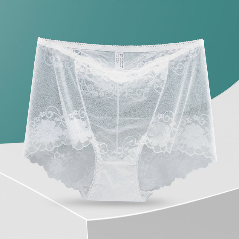 Arenzza women's silk lace handmade panties featuring delicate lace fabric and a comfortable fit.