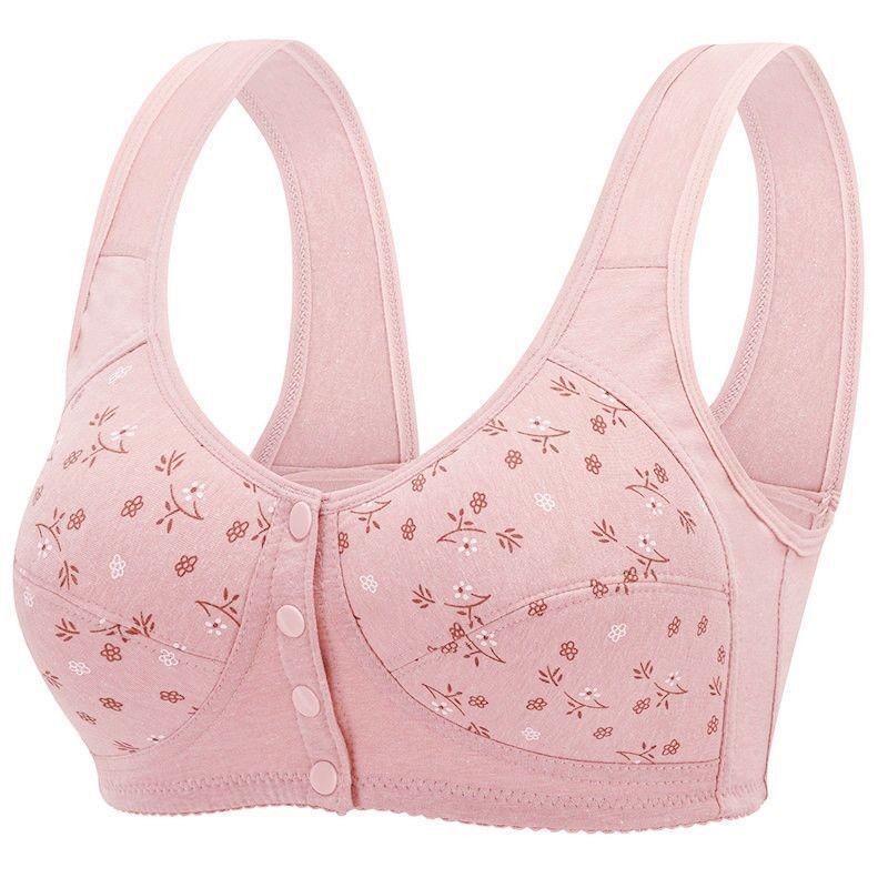 Arenzza seamless cotton women's underwear with front buttons, comfortable fit, shown in a close-up image.