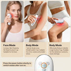 Aurenza LumaShape™ 3-in-1 Sculptor device with sleek design, used for contouring and skin toning treatments.