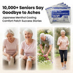 Japanese Pain Patches by Aurenza Shop with high absorption glucosamine, chondroitin, and herbal ingredients for joint relief.