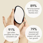 Aurenza Shop reusable crystal hair remover with sleek design and smooth surface for gentle hair removal.