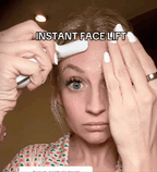 Aurenza 3-in-1 mini facial toning and rejuvenation device showing compact handheld design with multiple attachments for skincare.
