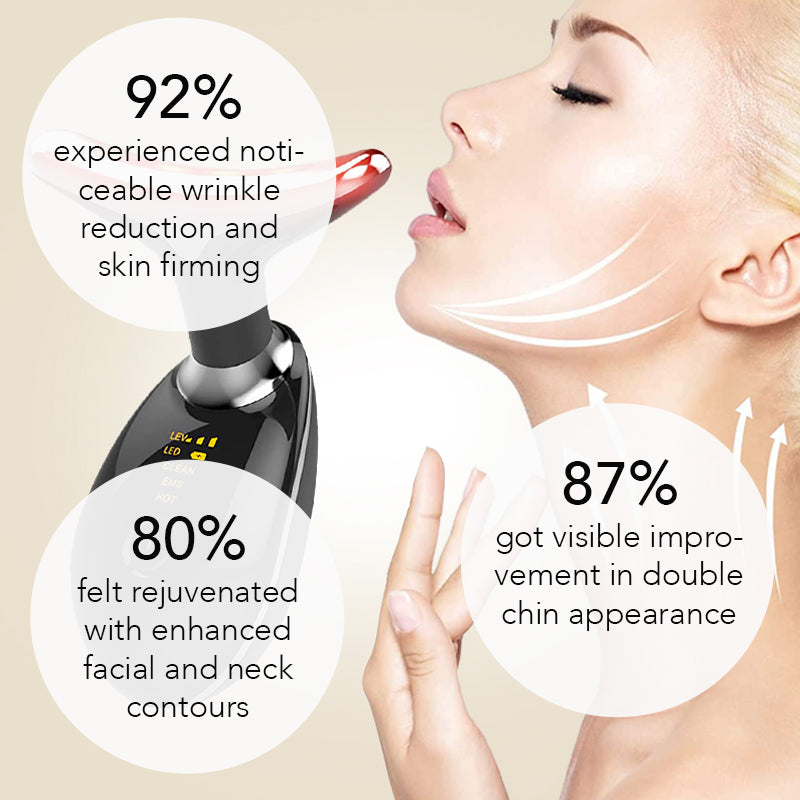 Aurenza Shop 3-in-1 Mini Facial Toning and Rejuvenation Device showing sleek compact design for skin tightening and revitalization.