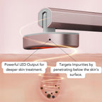 Aurenza 7-in-1 LED facial toning and rejuvenation wand with red light therapy for face and neck skincare.