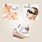 Aurenza Shop IPL Hair Removal Haven device with sleek design and control panel for at-home laser hair removal treatment.