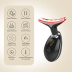 Aurenza Pro 3-in-1 mini facial toning and rejuvenation device with sleek design and multiple treatment heads for skincare.
