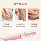 Aurenza SpaSculpt Pro Pedicure & Callus Remover wand with a sleek design, ideal for smoothing and removing calluses from feet.