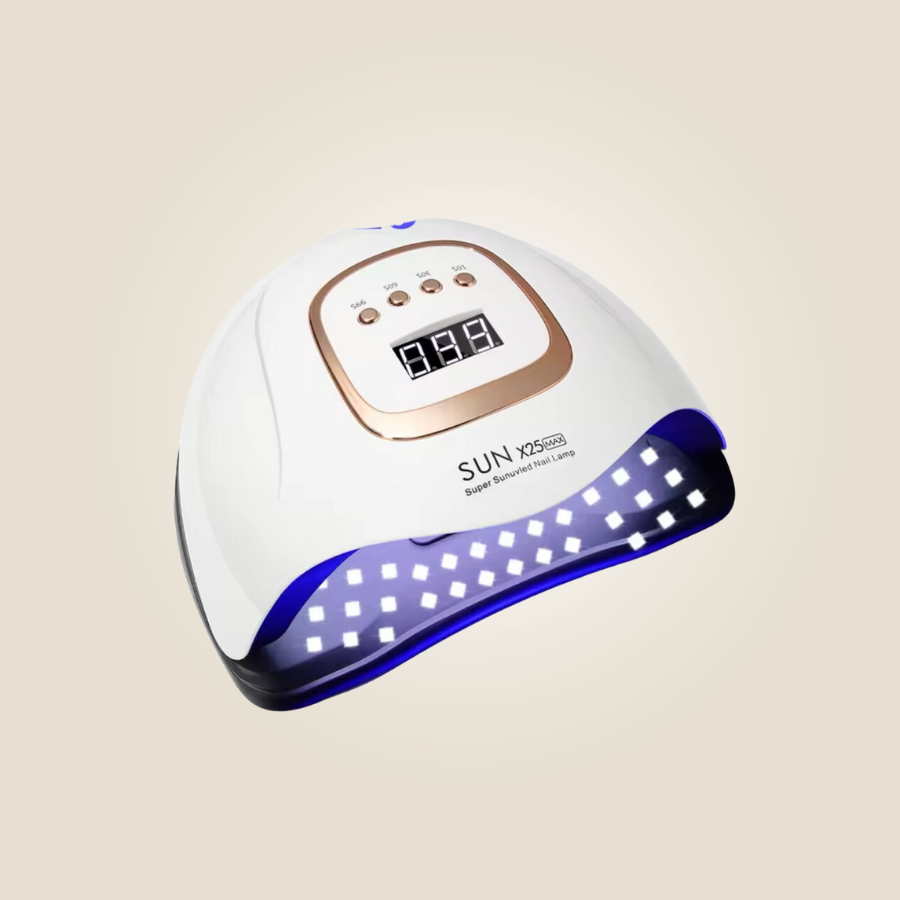 Aurenza Shop 380W professional UV LED nail lamp with multiple LED lights for quick, efficient nail curing.