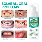 Aurenza Herbal TeethCare Mouthwash bottle with green and white label, showcasing natural ingredients for oral health.