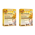 A set of ten Bee Venom Ginger Herbal Foot Patches by Aurenza Shop displayed on a white background.