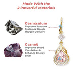 WIMAID™ Lymph Flow Magnetogen Earrings by Aurenza Shop featuring sleek silver design with magnetic elements for lymph support.