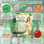Aurenza Shop Wimaid Berberine 10-in-1 Nano Microencapsulated Patch, featuring science-backed formula in a sleek, transparent patch.