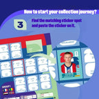 Panini FIFA World Cup 2026 official sticker collection featuring soccer star stickers and album pages.