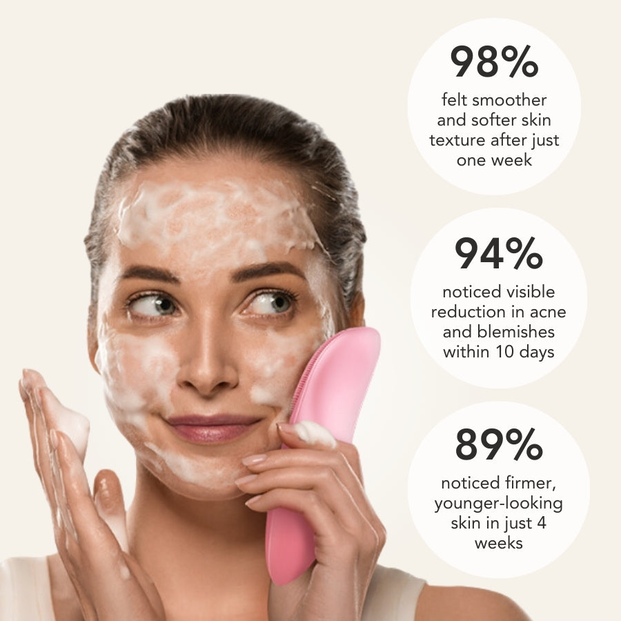 Aurenza ThermaLift 5-in-1 facial sculptor and cleanser device with multiple attachments for skincare and facial toning.