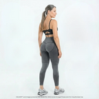 Aurenza Shop high waisted yoga tights with hip lifting design, quick-drying elastic fabric, suitable for active fitness wear.