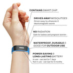 Aurenza Shop WIMAID Matteo Ultrasonic Body Shape Wristband Pro for body care, showing the sleek wristband device on a user's wrist.