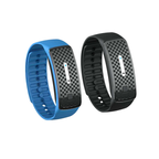 Aurenza Shop WIMAID Matteo Ultrasonic Body Shape Wristband Pro, sleek black wristband with control buttons, used for body care and slimming.