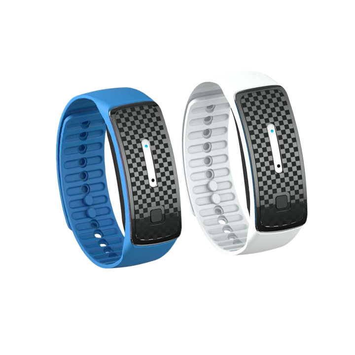 Aurenza Shop WIMAID Matteo Ultrasonic Body Shape Wristband Pro for body care, showing the sleek wristband with control buttons.