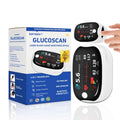 Aurenza Shop SUPTRUCK™ Laser Blood Glucose Monitoring Device showing a sleek, wireless device with digital display and Bluetooth connectivity