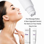 Aurenza Shop WIMAID Neck Sculpt Cream jar with lid, close-up of product packaging and label for skin tightening.