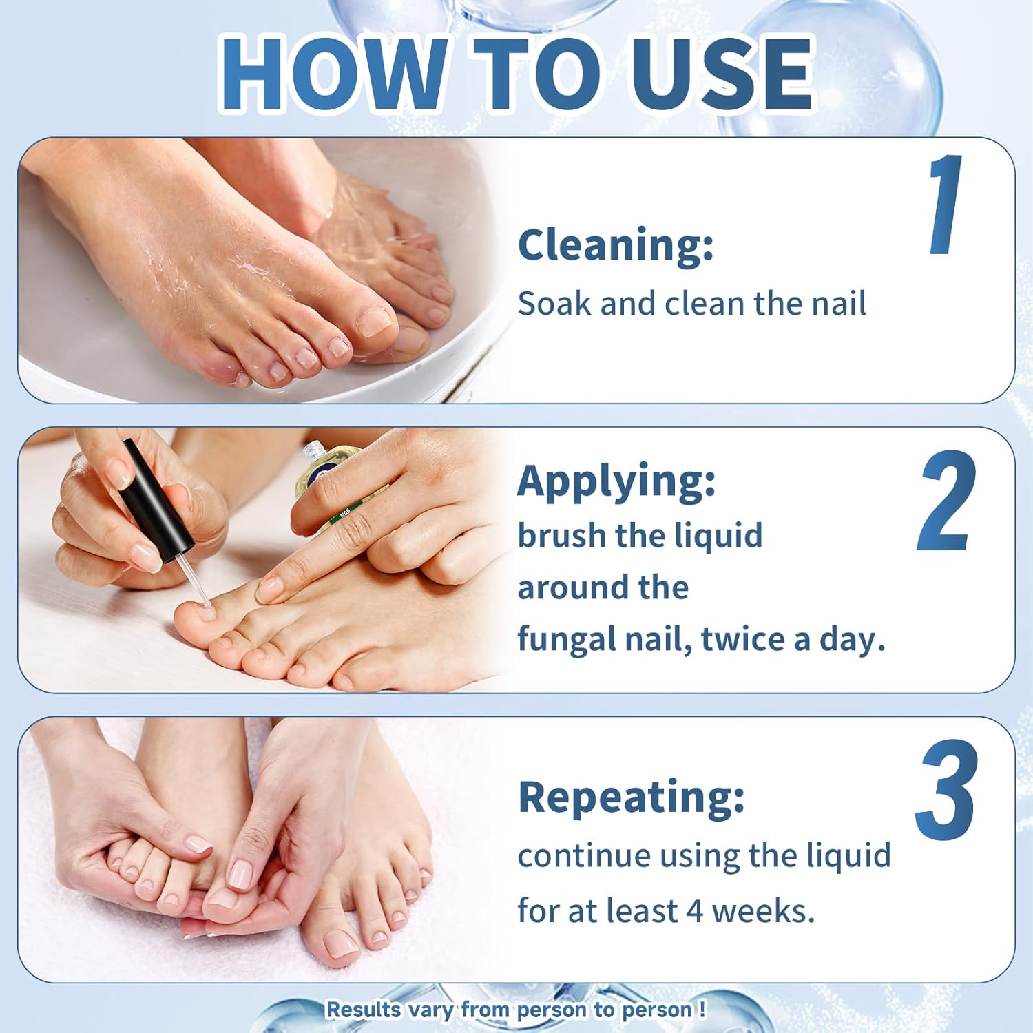 Aurenza Shop extra strength nail fungus treatment with triple action formula repairing thick, yellow, damaged nails.