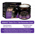 Aurenza Shop WIMAID Biotin 10-in-1 Skin Restoration CCJ cream in a jar, designed for skin renewal and hydration.