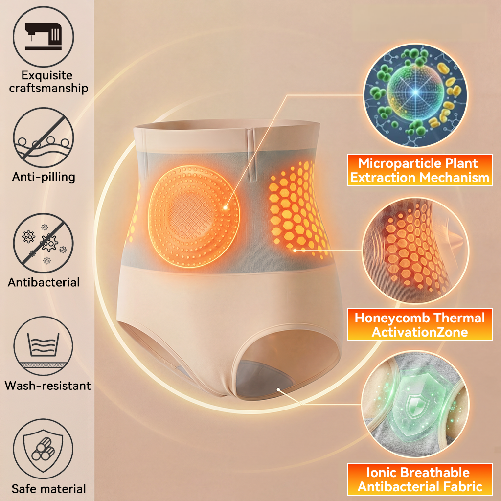 Aurenza Shop WIMAID 2026 Moringa and Bérberine 4-in-1 micro-particle sculpting and fat-burning shorts, shown on a model.