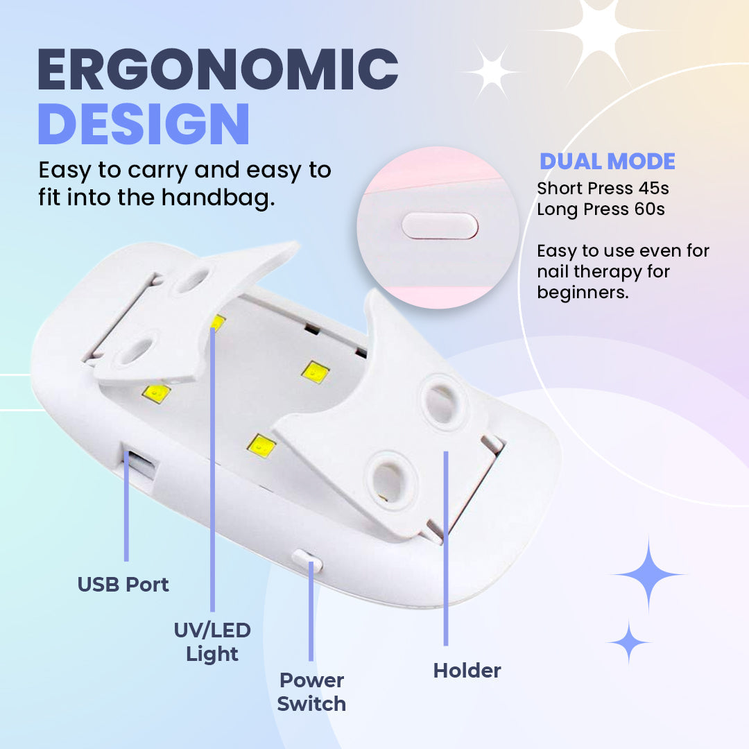 Aurenza Shop SUPTRUCK™ Nail Fungus LED Light Therapy Device showing a sleek, handheld device for fungal nail treatment.