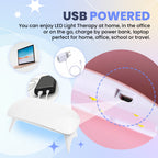 Aurenza Shop SUPTRUCK™ Nail Fungus LED Light Therapy Device for treating nail fungus with a sleek, portable design.