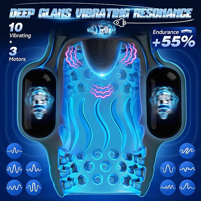 Aurenza Shop 2026 Upgraded ROCKETIX™ Vibrator, a sleek 5-in-1 smart AI performance therapy trainer with ergonomic design.