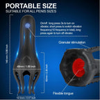 Viraxon™ NeuroWave Therapy Trainer for men, showing the device with controls and ergonomic design for improved performance.
