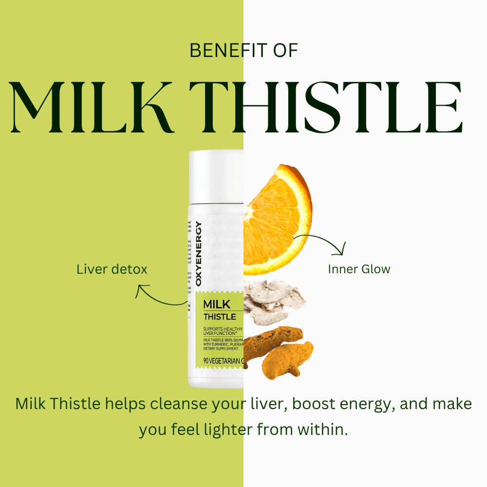 Aurenza Shop Advanced Liver Support with ACGVA™ Milk Thistle supplement bottle showing white label and green cap.