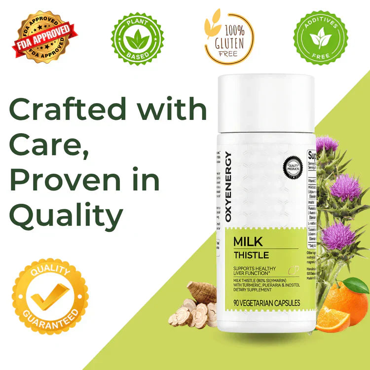 White and green bottle of Aurenza Shop Advanced Liver Support with ACGVA™ Milk Thistle, modern design for liver health supplement.
