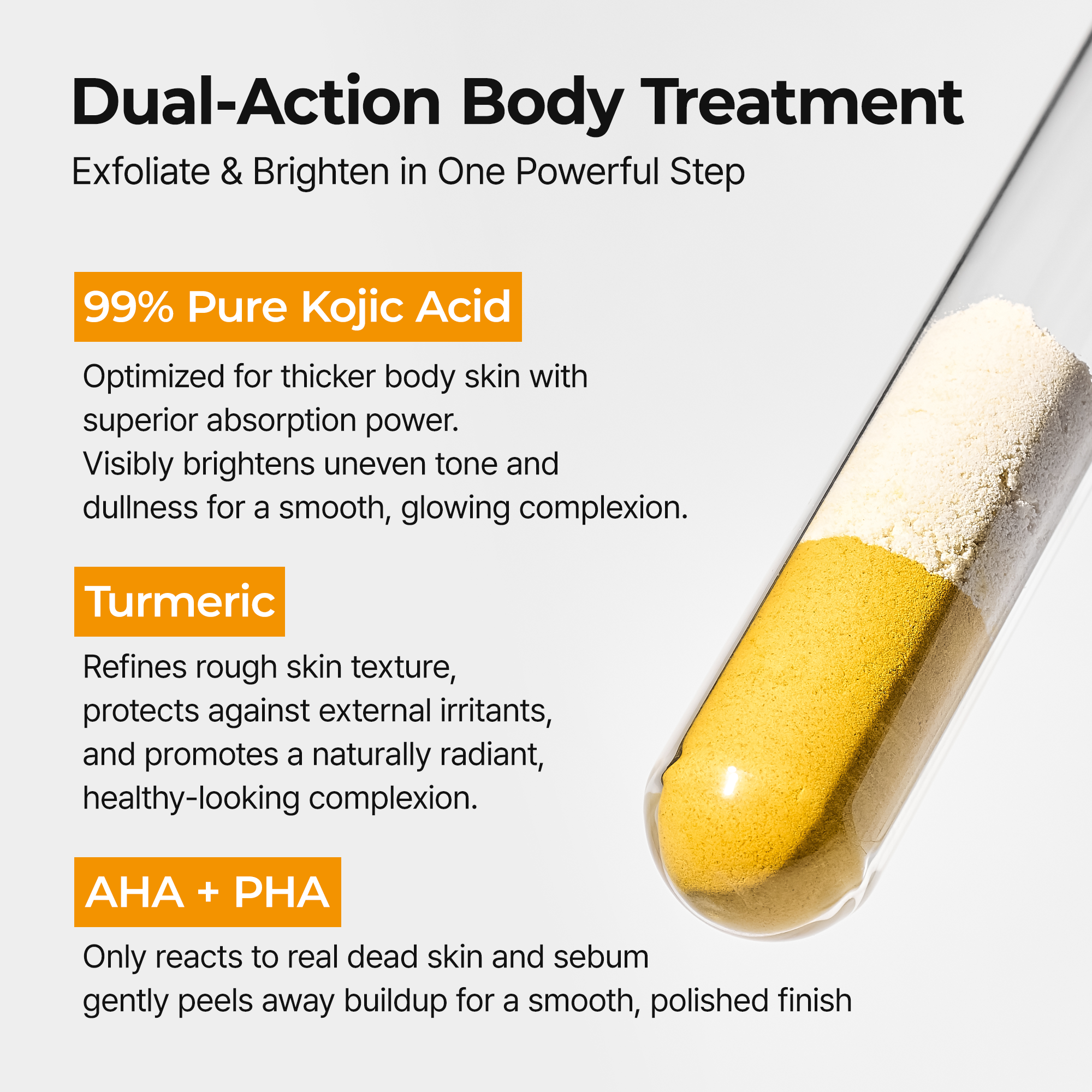 Aurenza Shop All Day Radiance Boost Set with peeling shot, keratin care, kojic acid, and turmeric spray, displayed in a sleek bottle.