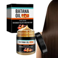 Aurenza Batana Hair Revival Cream jar with label, showcasing natural hair care product for revitalizing and nourishing hair.