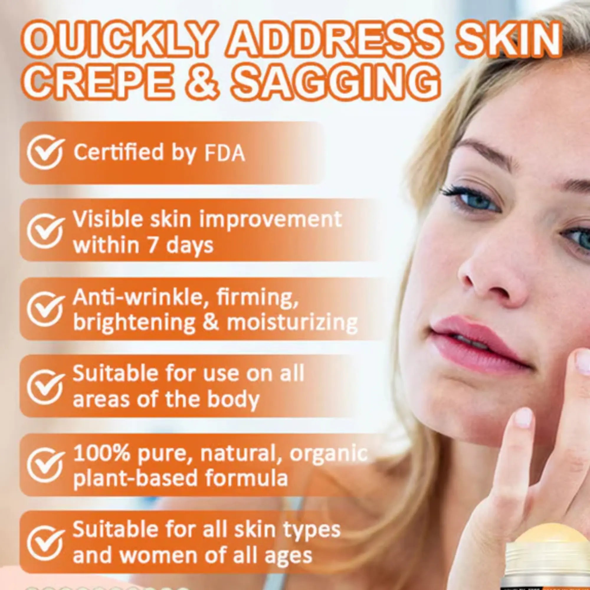 Aurenza Shop Bee Venom Firming Stick, a skincare product with bee venom for skin firming, shown in a sleek stick form.