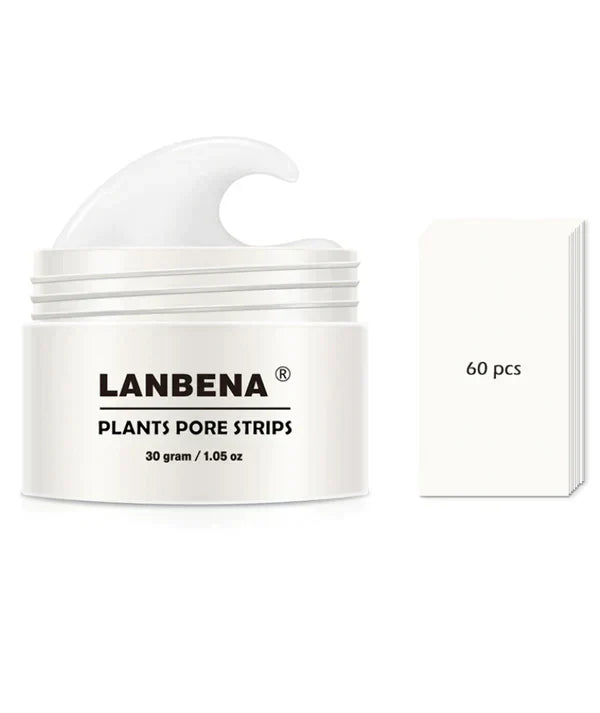 Aurenza Shop blackhead skin mask applied on nose and chin to clear pores and reduce blackheads.