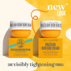 Brazilian Bum Bum Cream by Aurenza Shop, featuring a jar of Sol de Janeiro's popular body moisturizer with a golden lid.