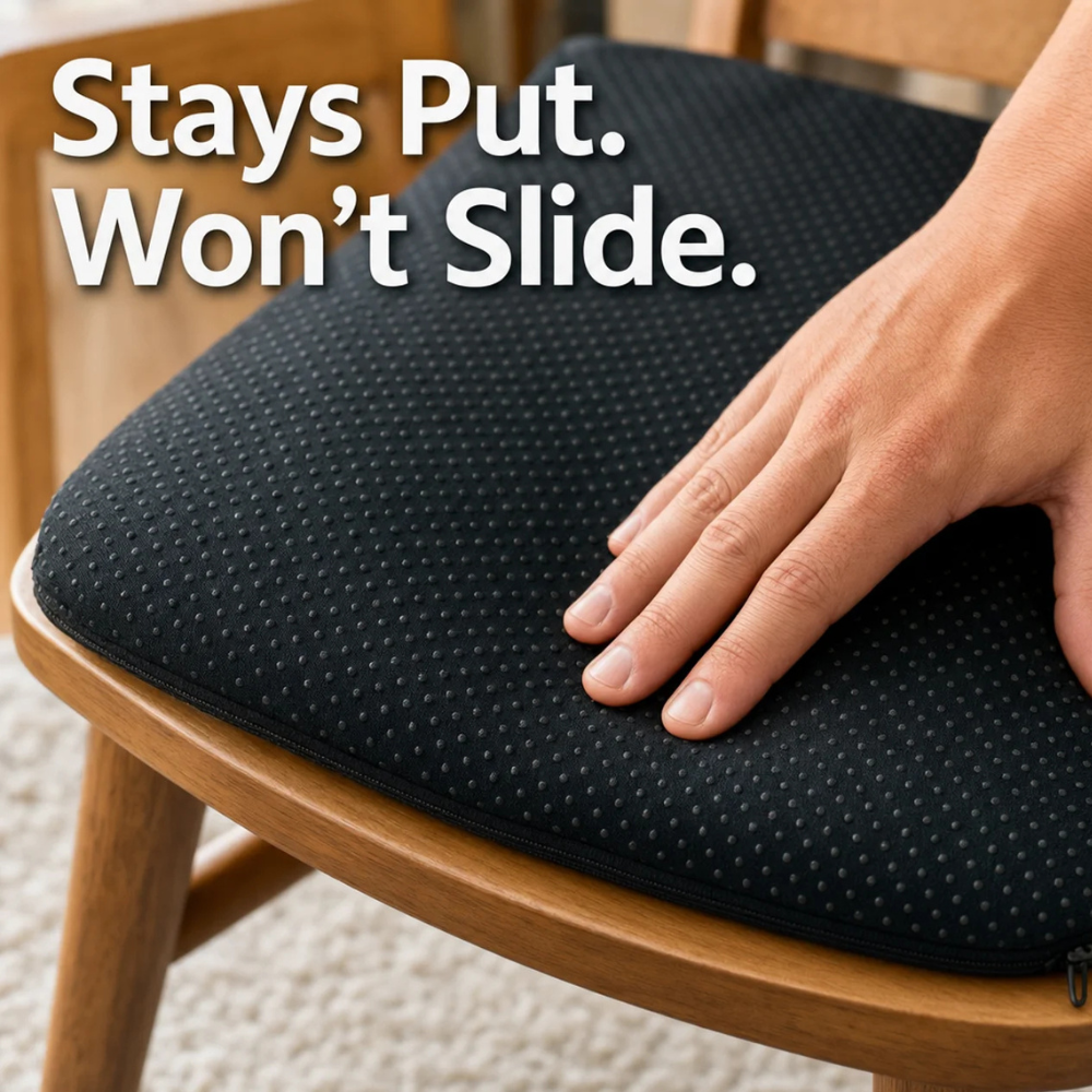 Aurenza Shop CellGel+ seat cushion with ergonomic gel padding and breathable cover for comfortable seating.