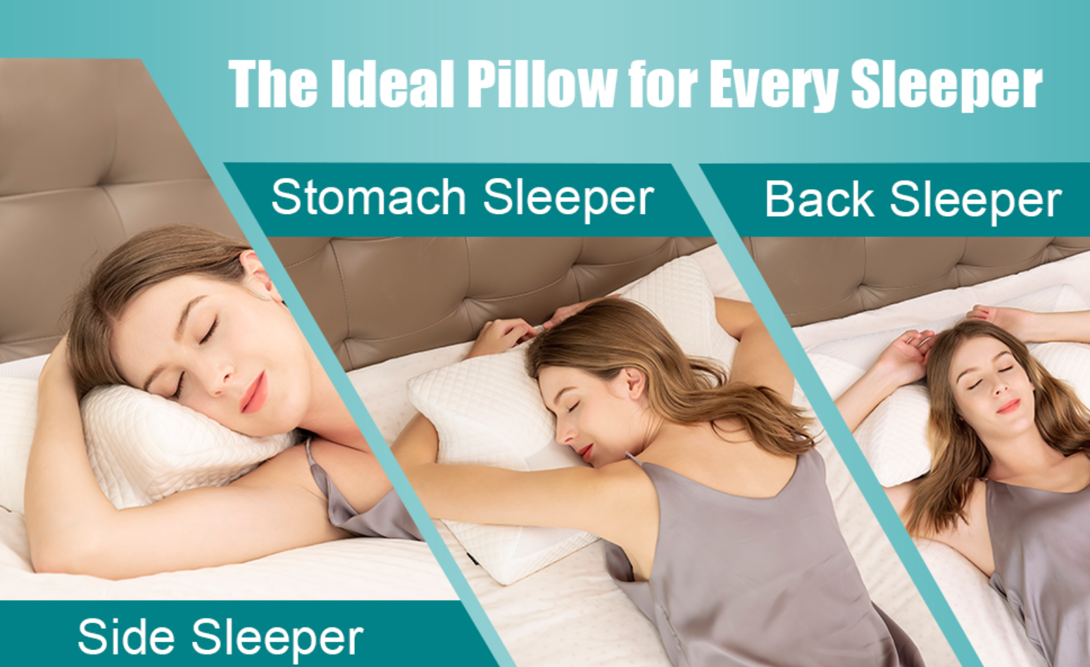 Aurenza Shop Cervical Pillow™ showing ergonomic design and supportive contours for neck comfort and proper alignment.