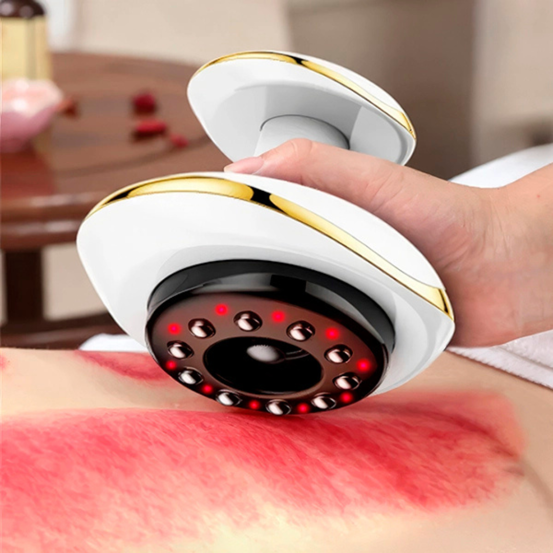 Aurenza Shop cupping therapy massager with multiple cups and handles for muscle relief and skin therapy.