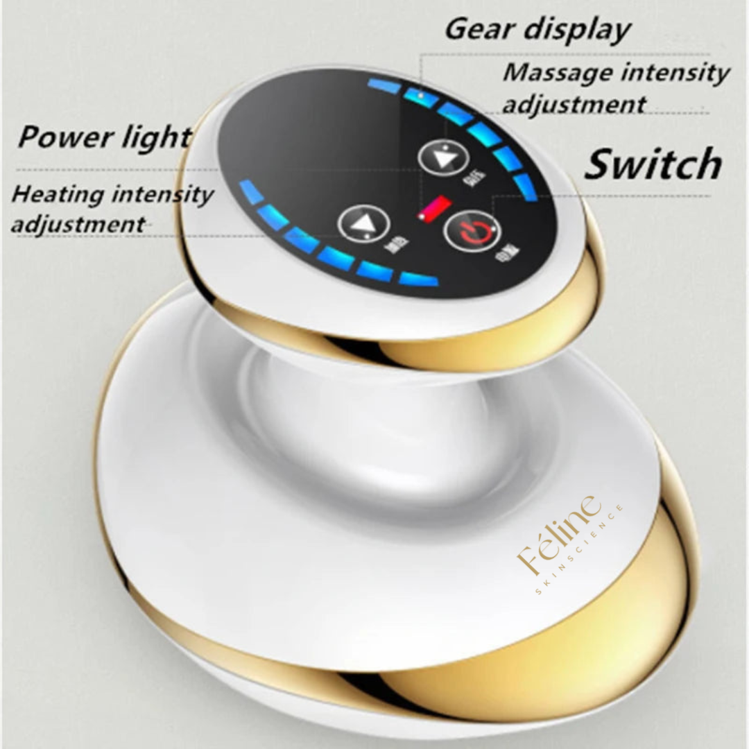 Aurenza Shop cupping therapy massager with multiple glass cups and rubber bulbs for skin suction therapy.