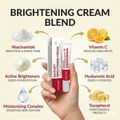 Aloe vera face cream with niacinamide and vitamin C for dark spot and freckle correction, designed for even skin tone.