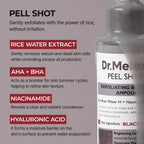 Aurenza Shop Dr. Melaxin Radiant Blowout Set with hair styling tools and products, arranged on a white surface.
