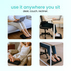 Aurenza Shop foot rest with cushioned surface and adjustable height for ergonomic support and comfort.