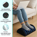 Aurenza Shop foot rest with cushioned surface and adjustable height for ergonomic comfort and support.