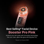 Medicure AGE-R Booster-H K-beauty glow booster device with sleek design and facial treatment attachments.